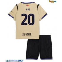 Maglie da calcio Barcelona Dani Olmo #20 Seconda Maglia Bambino 2025-26 Manica Corta + Pantaloni corti)